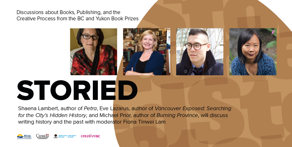 Writing History and the Past with Shaena Lambert, Eve Lazarus and Michael Prior, moderated by Fiona Tinwei Lam