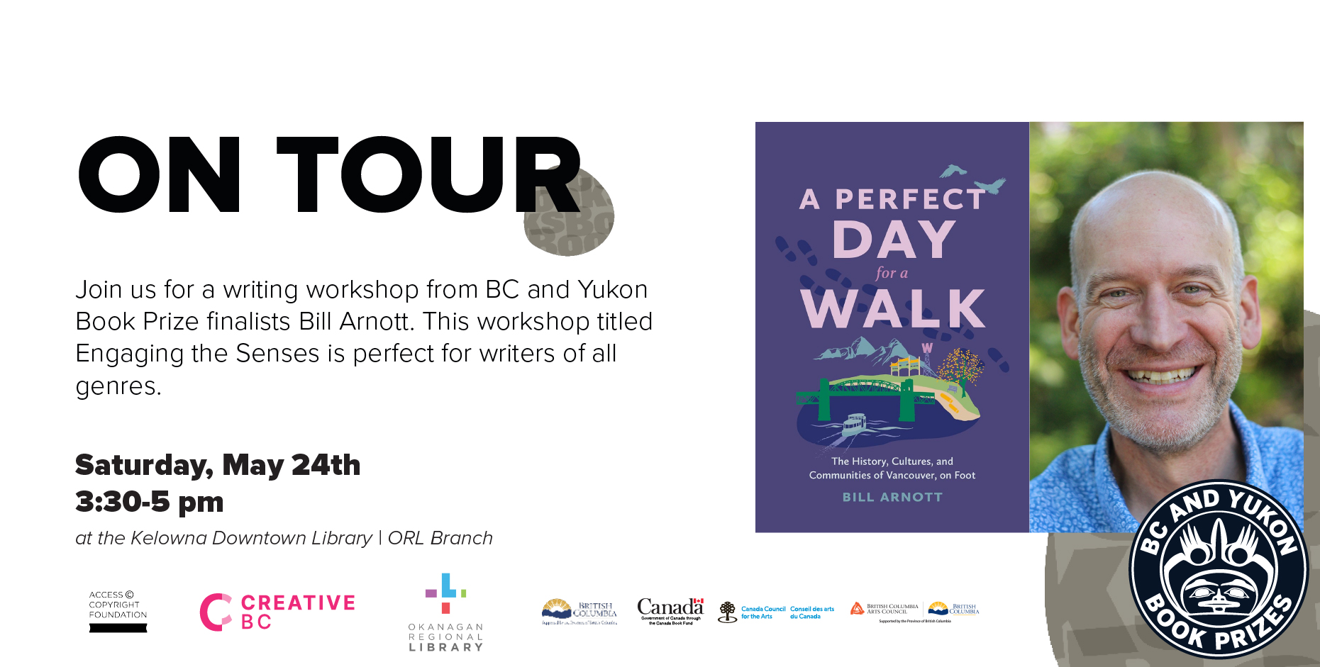 On Tour presents Engaging the Senses, a workshop with Bill Arnott
